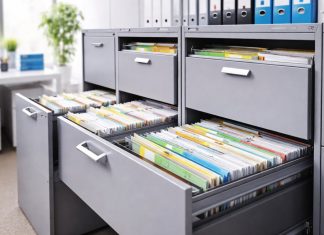 Eficiența începe cu ordinea: despre rolul unui dulap metalic în spațiile moderne